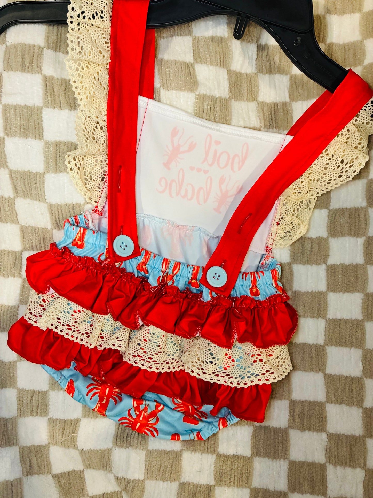Crawfish Lace Romper